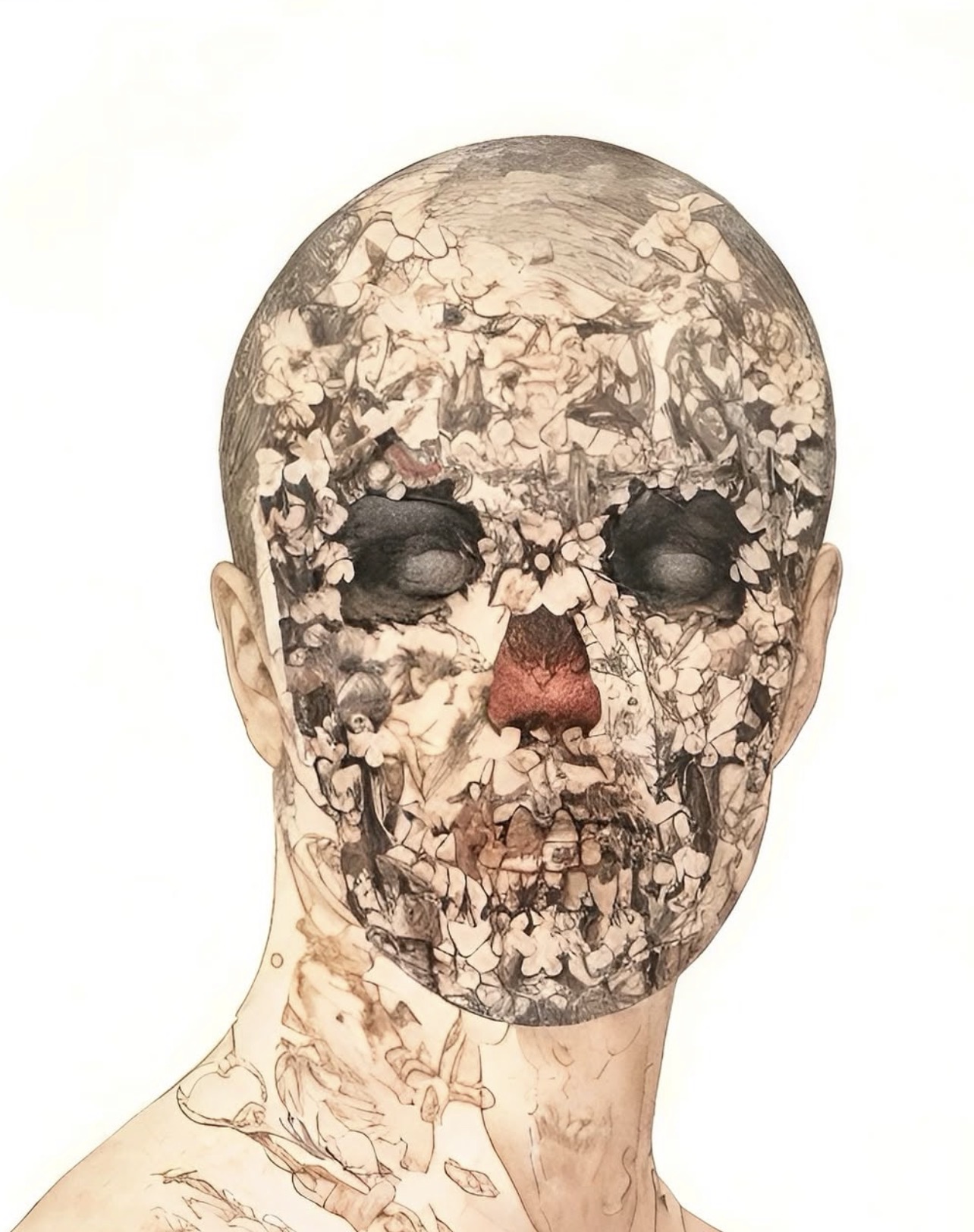 Vision No. 1 — Floral Portrait Print